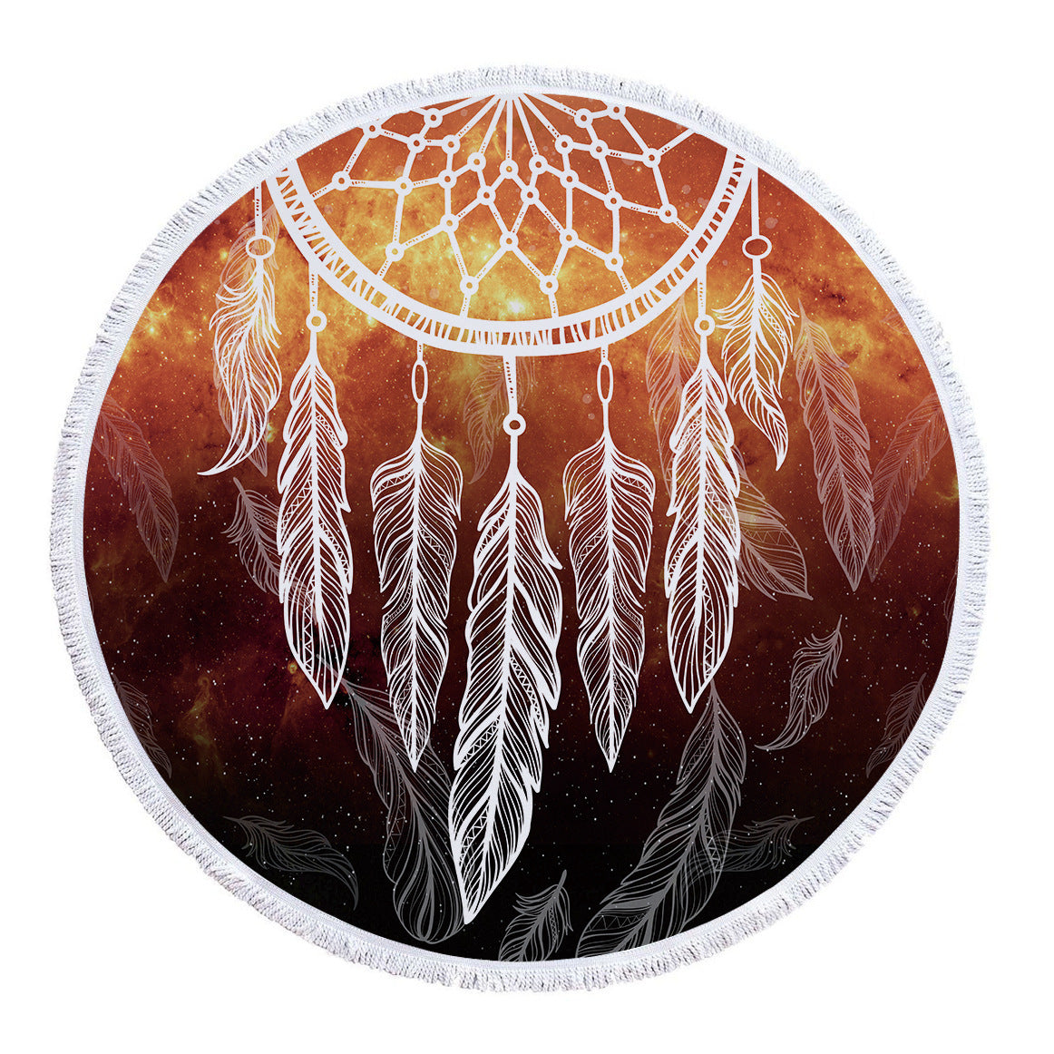 Round Beach Towel Microfiber Beach Mat Limorista