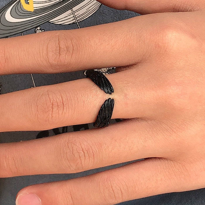 Hip Hop Angel Wing Ring Male Limorista