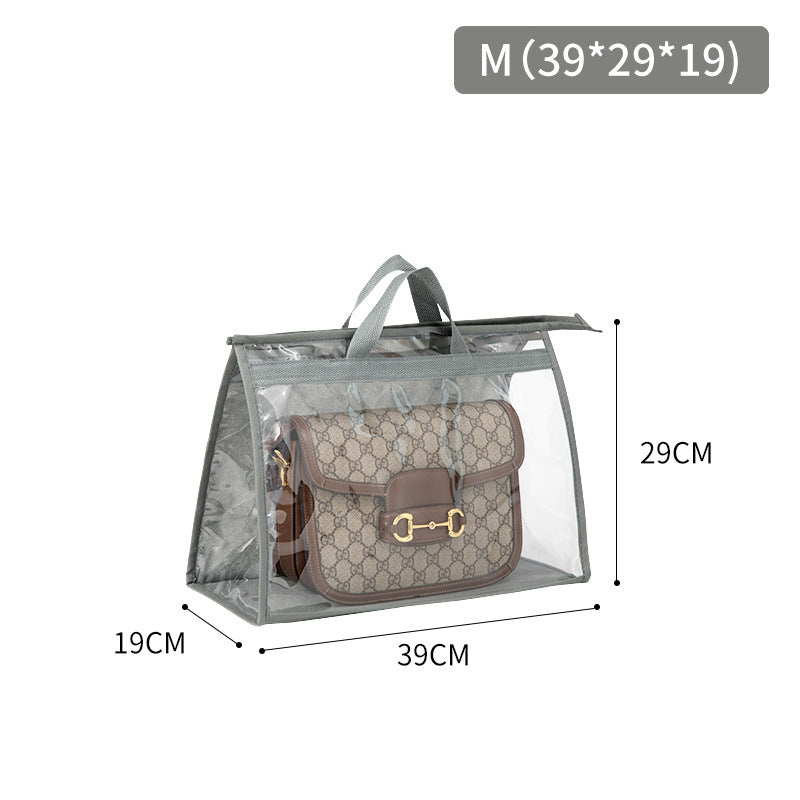 Bag Dust Bag Wardrobe Hanging Bag Storage Bag Pvc Transparent Waterproof Leather Bag Protection Storage Hanging Bag Limorista