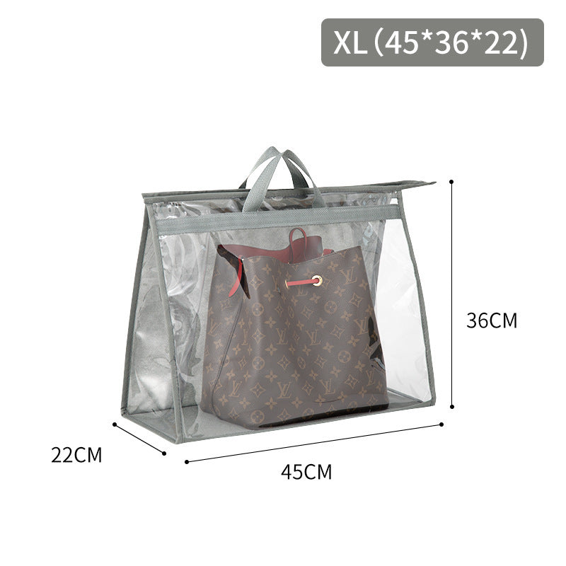 Bag Dust Bag Wardrobe Hanging Bag Storage Bag Pvc Transparent Waterproof Leather Bag Protection Storage Hanging Bag Limorista
