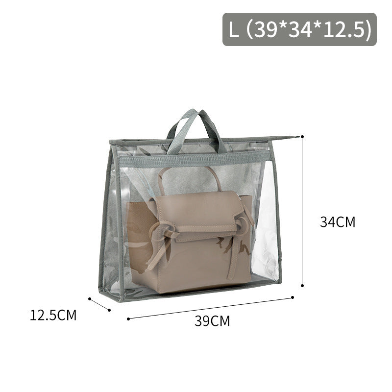 Bag Dust Bag Wardrobe Hanging Bag Storage Bag Pvc Transparent Waterproof Leather Bag Protection Storage Hanging Bag Limorista