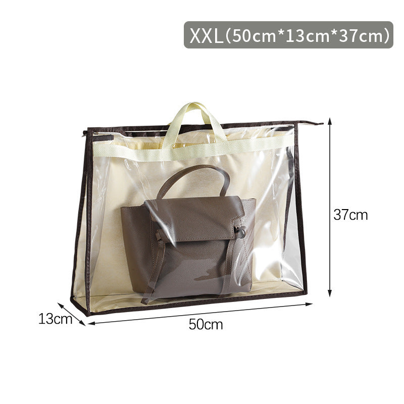 Bag Dust Bag Wardrobe Hanging Bag Storage Bag Pvc Transparent Waterproof Leather Bag Protection Storage Hanging Bag Limorista
