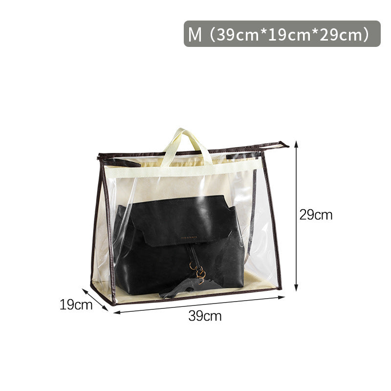 Bag Dust Bag Wardrobe Hanging Bag Storage Bag Pvc Transparent Waterproof Leather Bag Protection Storage Hanging Bag Limorista