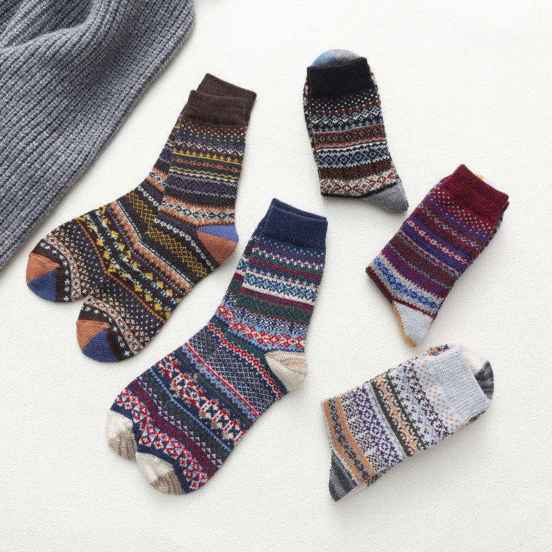 Autumn And Winter Thickened Pointy Wool Socks Limorista
