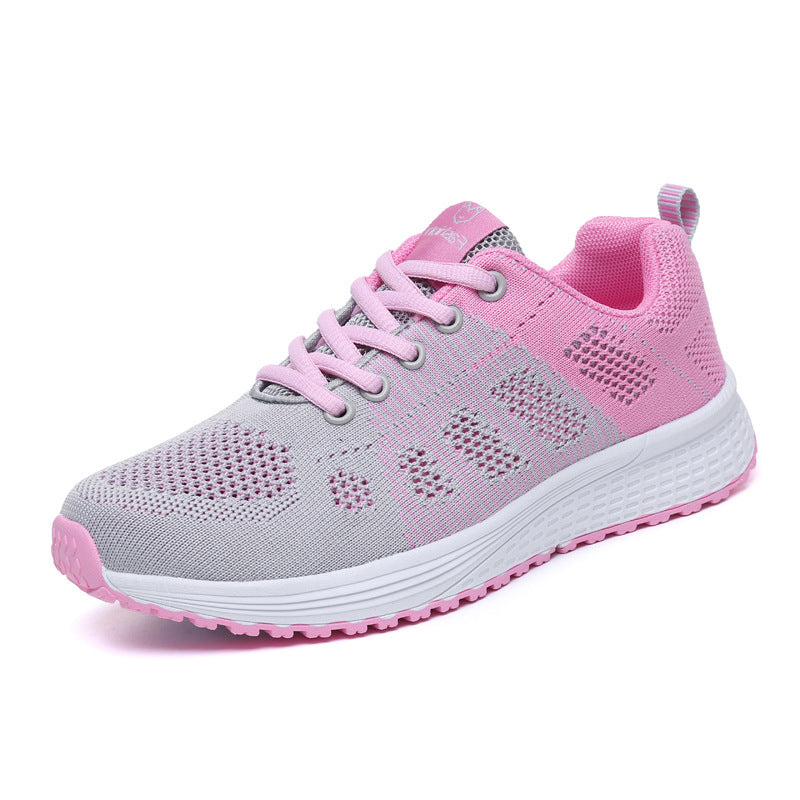 New Style Sports Shoes Women Flying Woven Mesh Women&