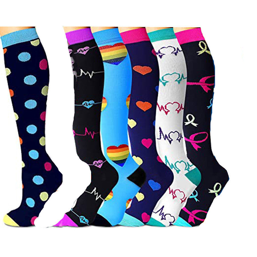 Ladies running stretch compression sports socks Limorista