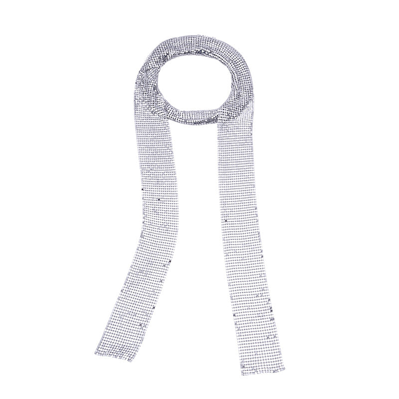 Sequin Fashion Necklace Metal Splicing Necklace Jewelry Limorista