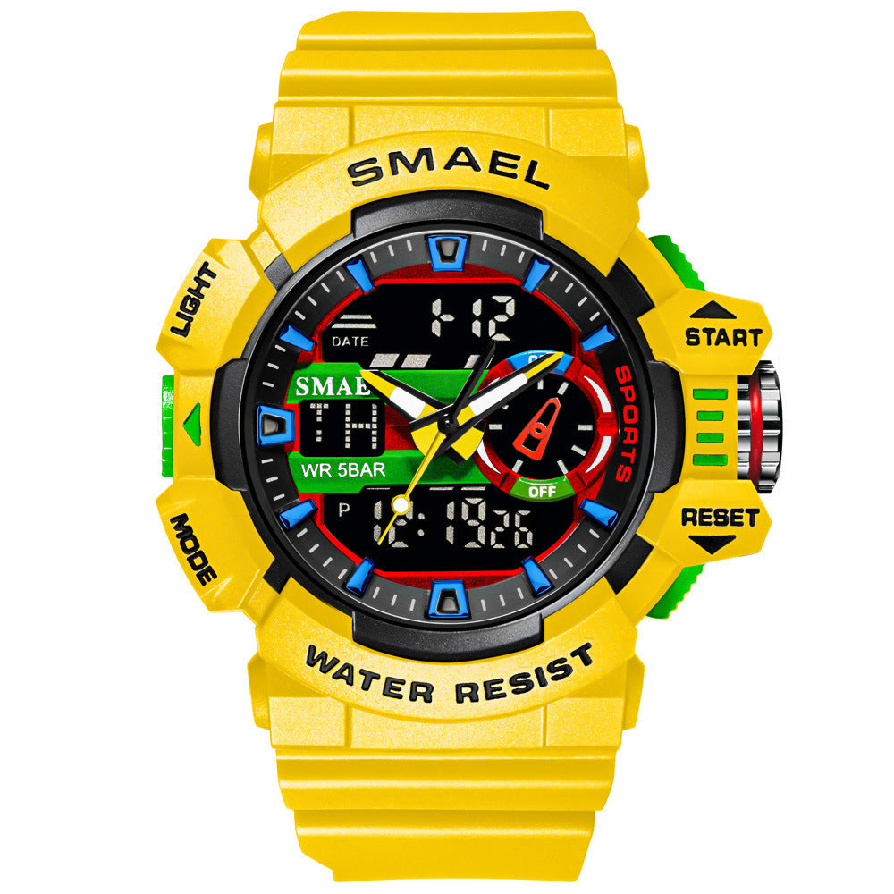 Multifunctional Cool Personality Sports Waterproof Electronic Watch Limorista