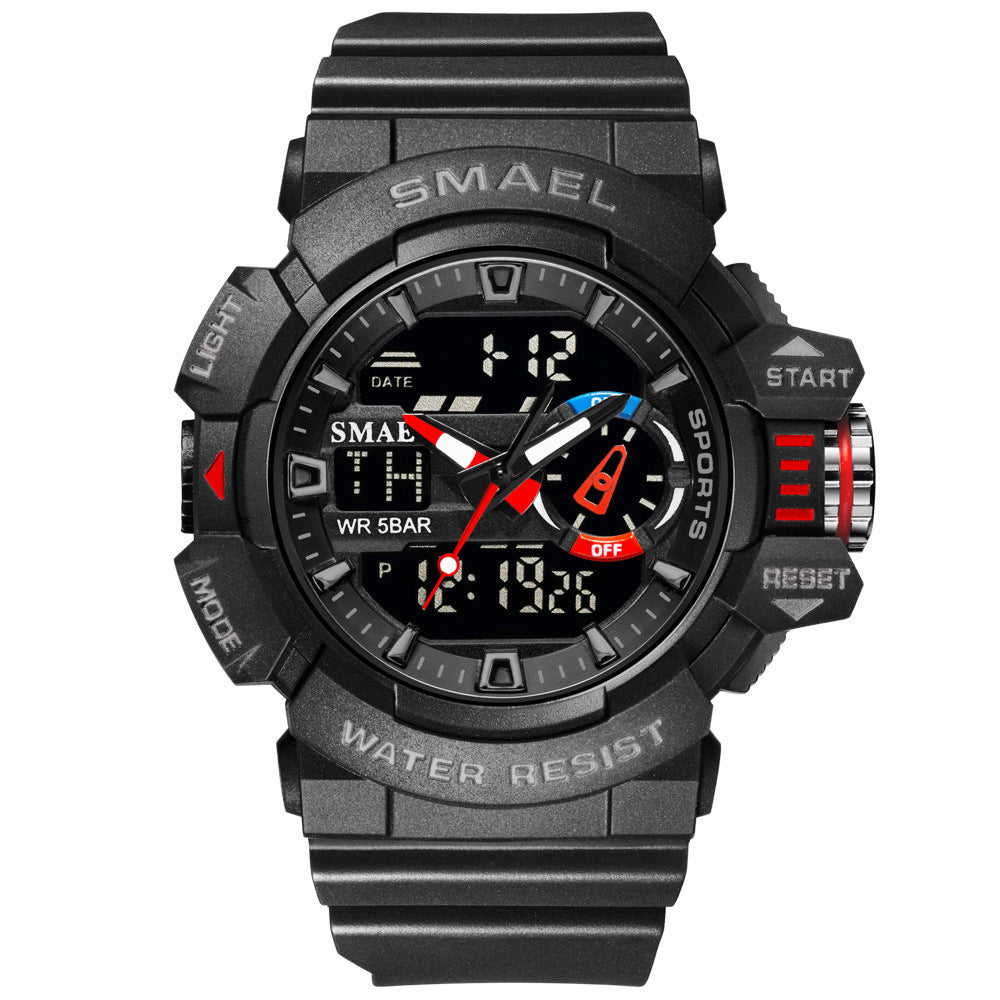 Multifunctional Cool Personality Sports Waterproof Electronic Watch Limorista