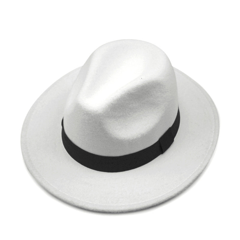 Australia Felt Wool Hat Wide Brim Vintage Jazz Fedora Hat Limorista