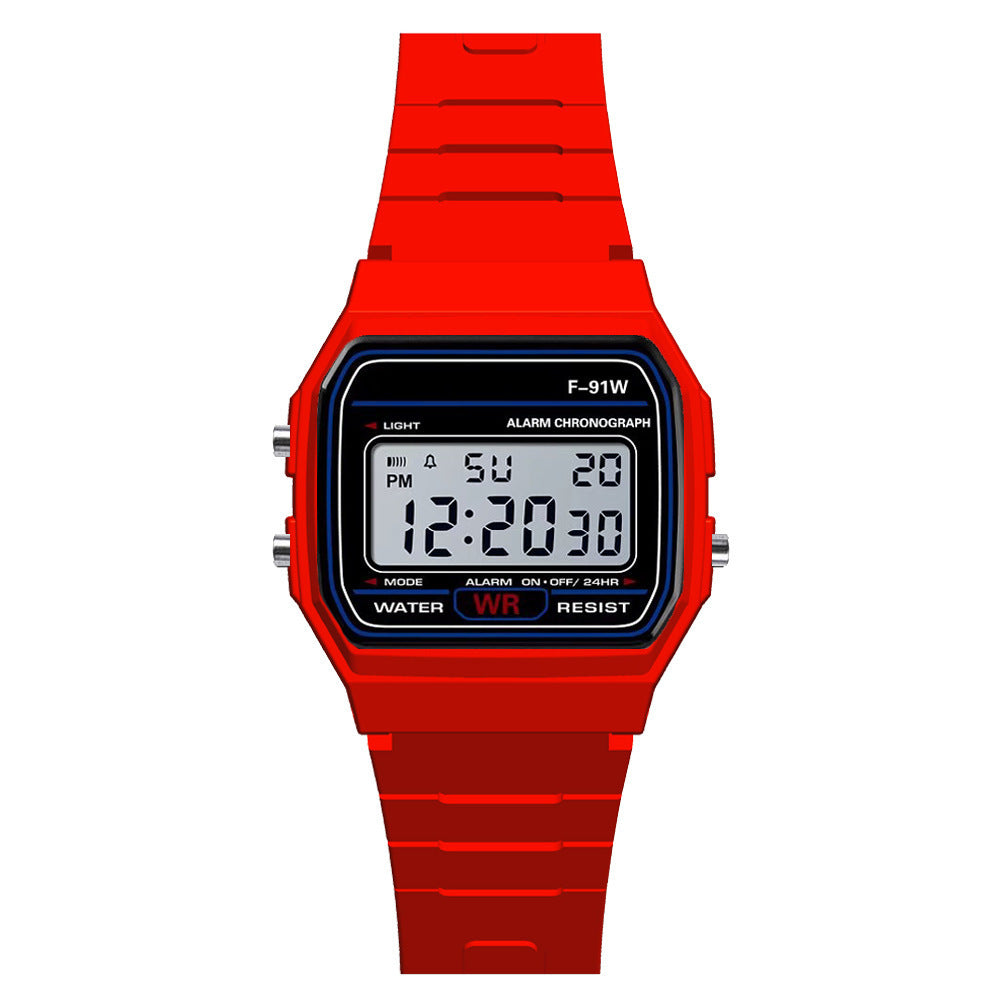 Digital Display Waterproof Round Watch Children Electronic Watch Limorista