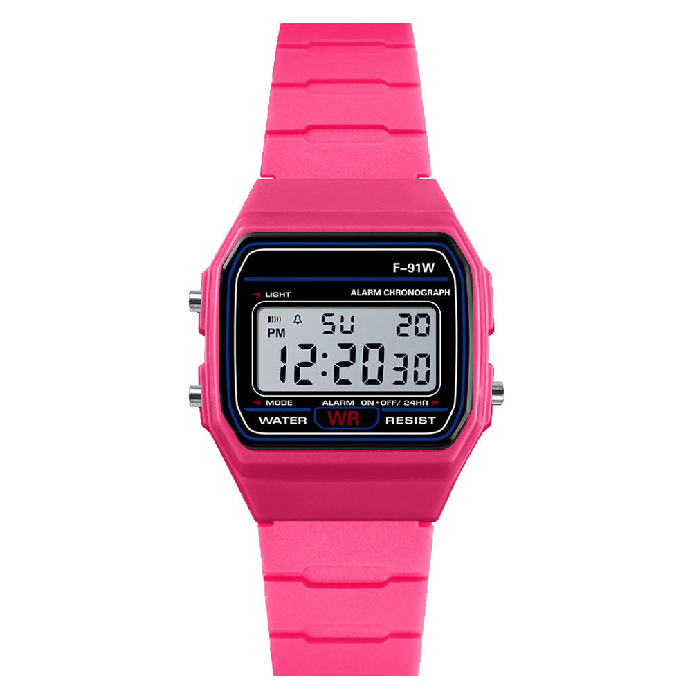 Digital Display Waterproof Round Watch Children Electronic Watch Limorista
