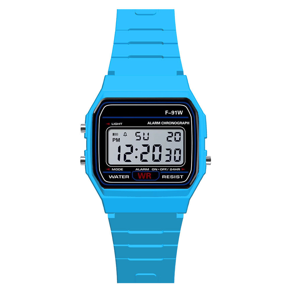 Digital Display Waterproof Round Watch Children Electronic Watch Limorista