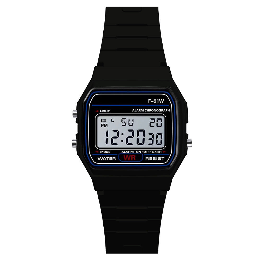 Digital Display Waterproof Round Watch Children Electronic Watch Limorista