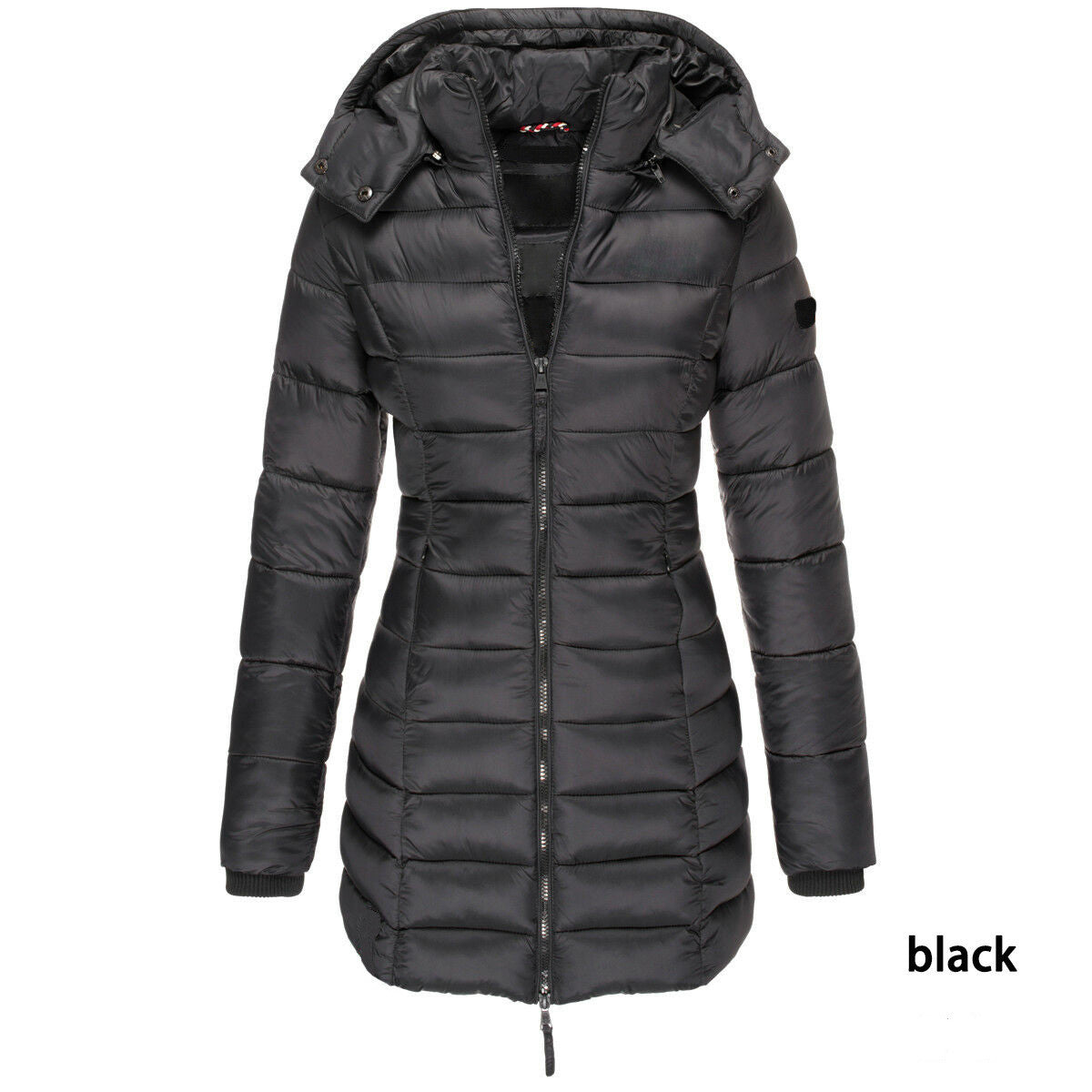 Mid-length Slim-fit Quilted Jacket Limorista