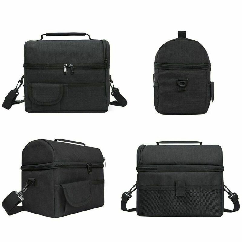Bag Box Cooler For Men & Women Heavy Duty Oxford Nylon-Blac Limorista