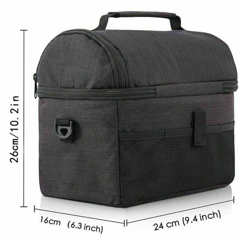 Bag Box Cooler For Men & Women Heavy Duty Oxford Nylon-Blac Limorista