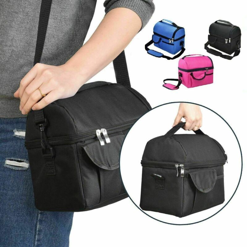 Bag Box Cooler For Men & Women Heavy Duty Oxford Nylon-Blac Limorista