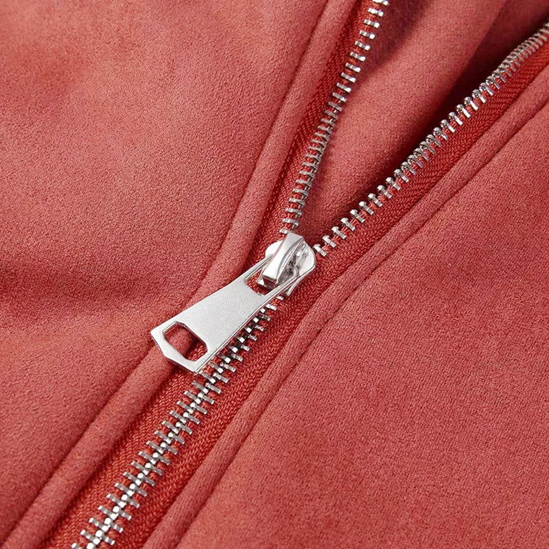 Suede Leather Jacket And Lamb Wool Warm Coat Limorista