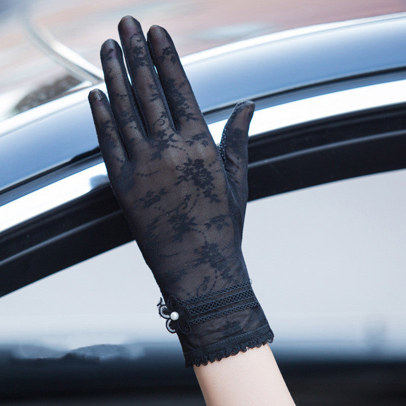 Gloves female UV protection ice silk gloves Limorista