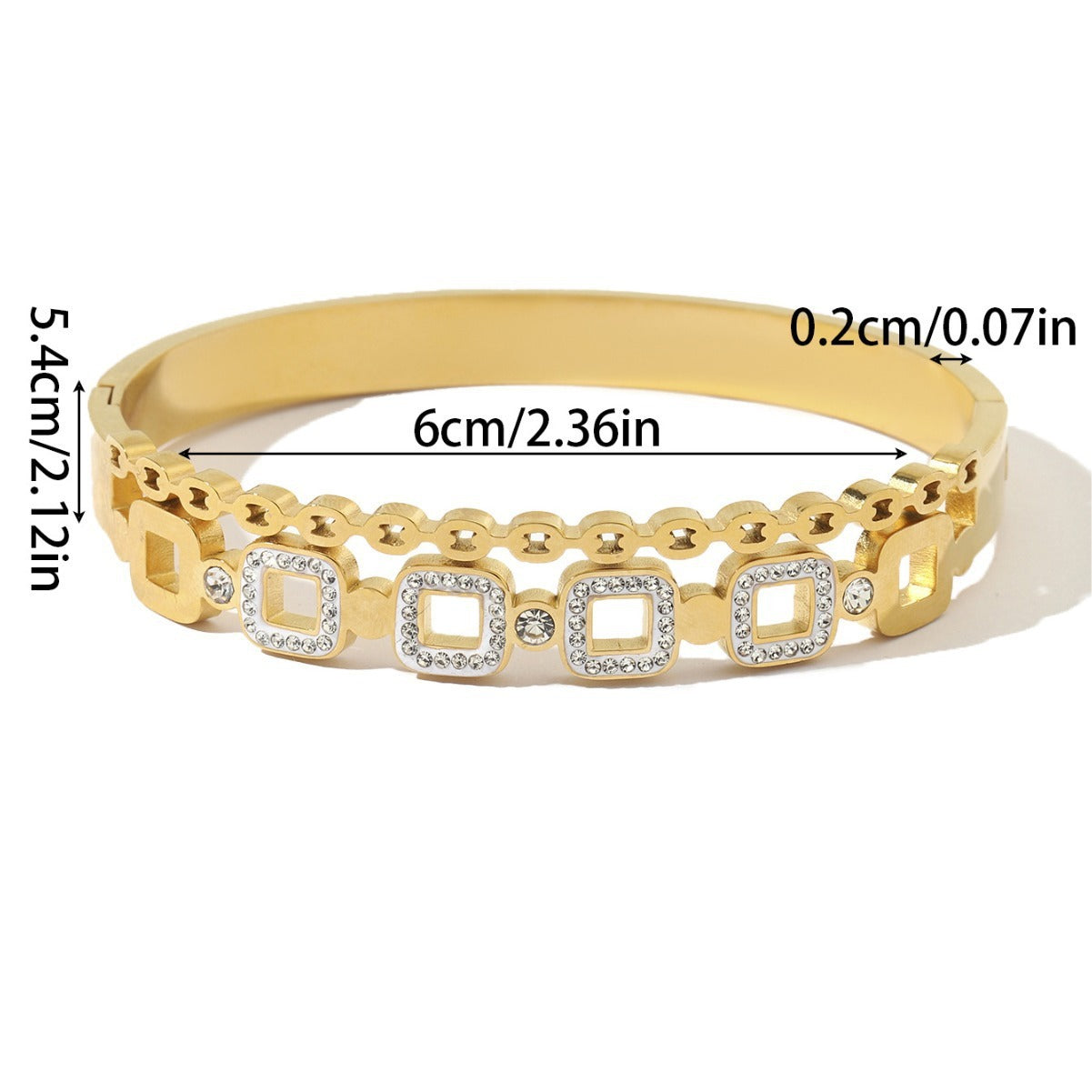Stainless Steel Electroplated Bracelet For Women Limorista