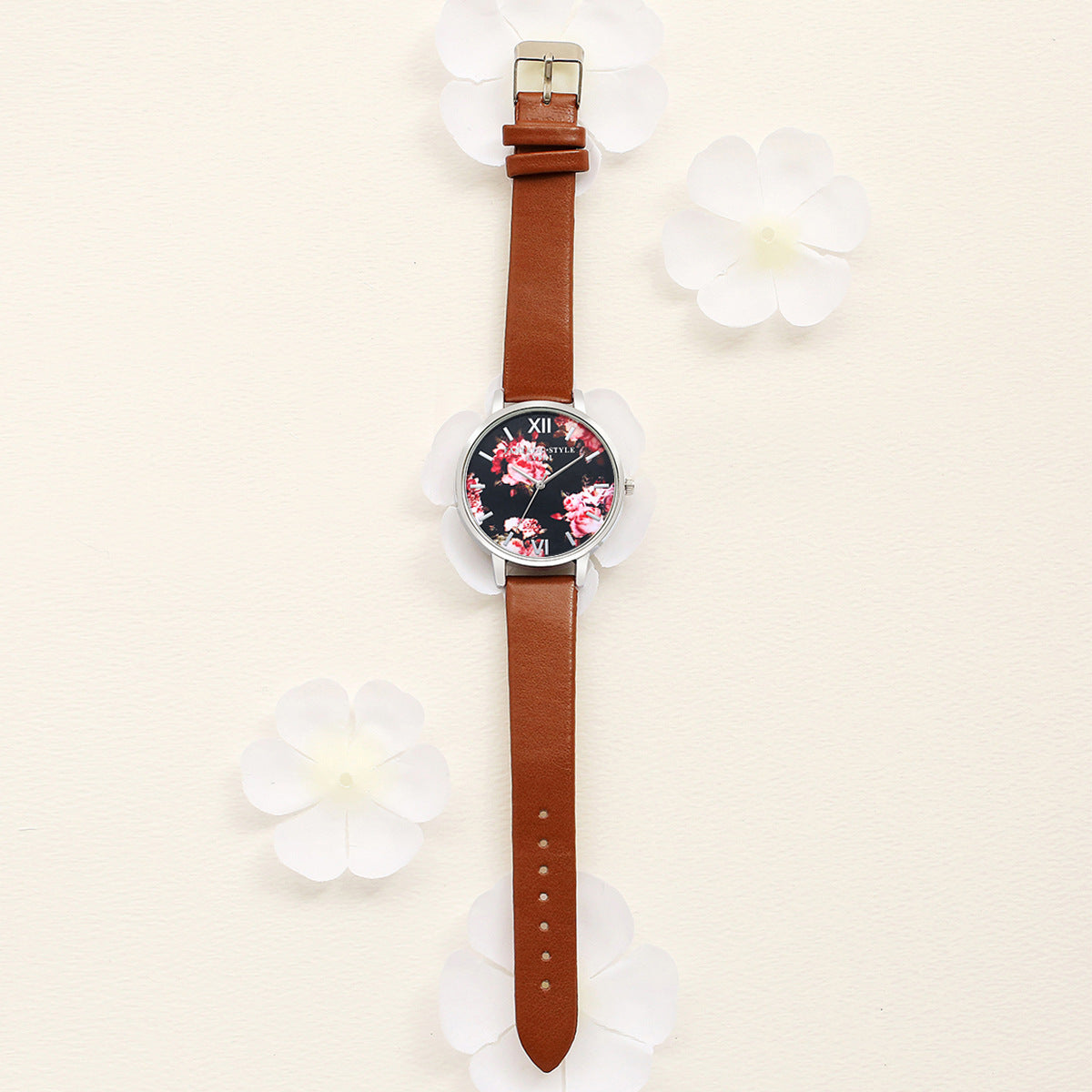 Lvpai Marke Frauen Armband Uhr Mode Rose Gold Blumen Leder Einfache Frauen Kleid Uhren Luxus Business Geschenk Uhr Uhr Limorista
