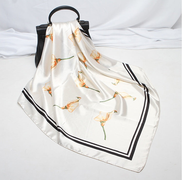 Digital Printed Square Silk Scarf Limorista