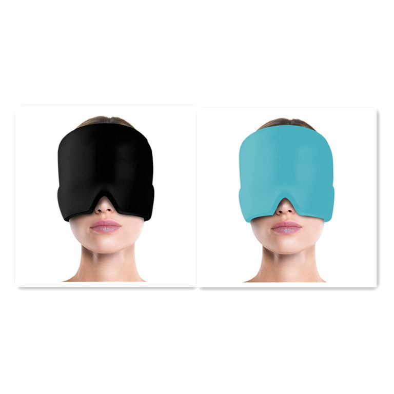 Ice Compress Headache Eye Mask Hat Relief For Migraines, Stress, And Tension Massage Tool Limorista