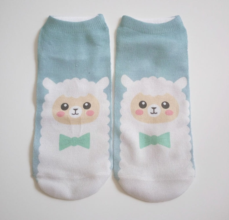 Popular Funny Unisex Short Socks 3D Cat Printed Anklet Socks Casual Socks Limorista