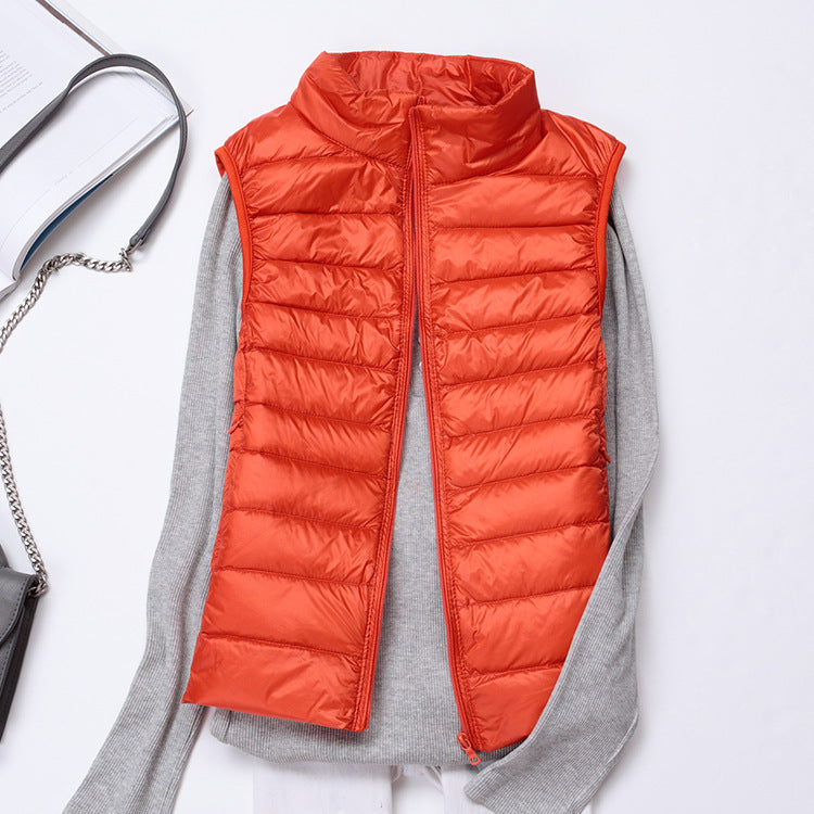 New Autumn Women Light Down Vest Limorista
