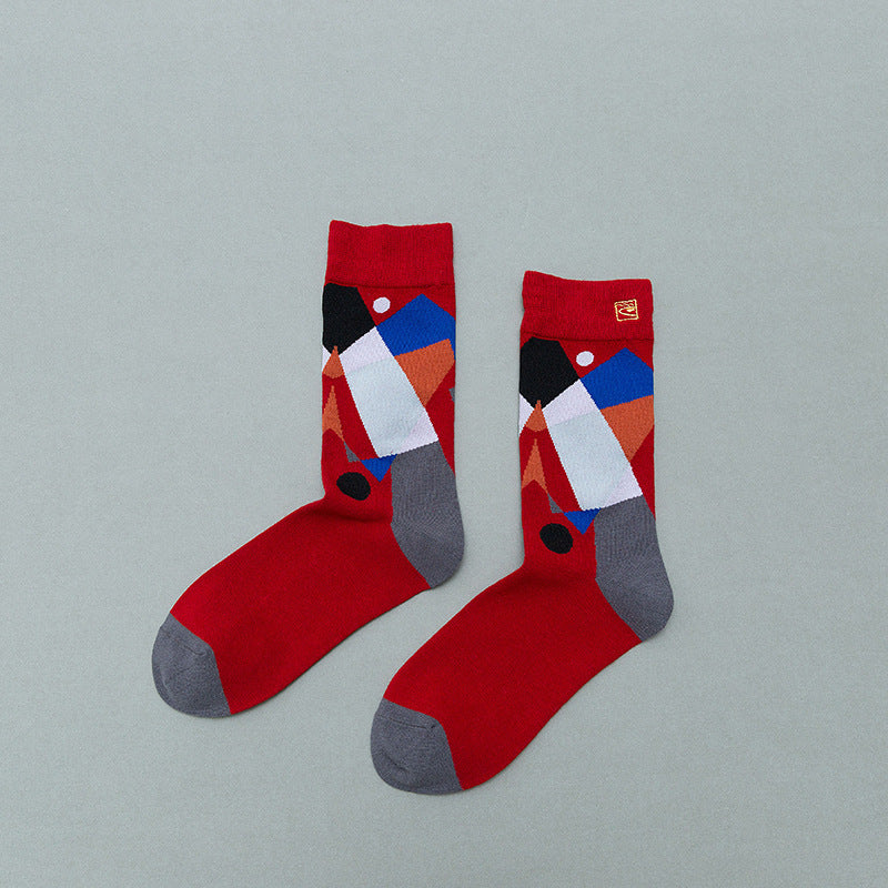 Retro Mid tube socks street art skateboard socks Limorista