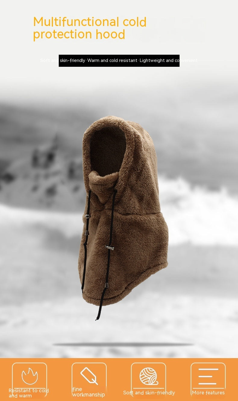 Winter Outdoors Cycling Sports Wind-proof Cap Cold Protection Thickening Scarf Hat Limorista