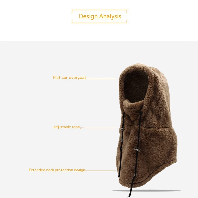 Winter Outdoors Cycling Sports Wind-proof Cap Cold Protection Thickening Scarf Hat Limorista
