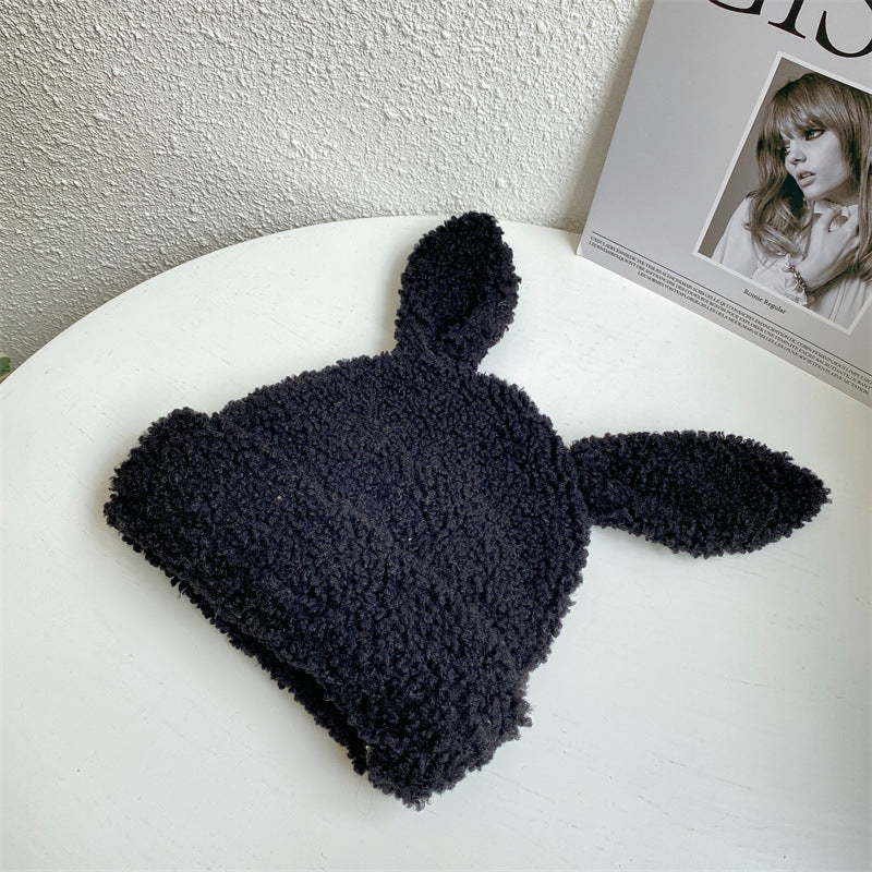 Cute Lambswool Plush Rabbit Ears Hat Limorista