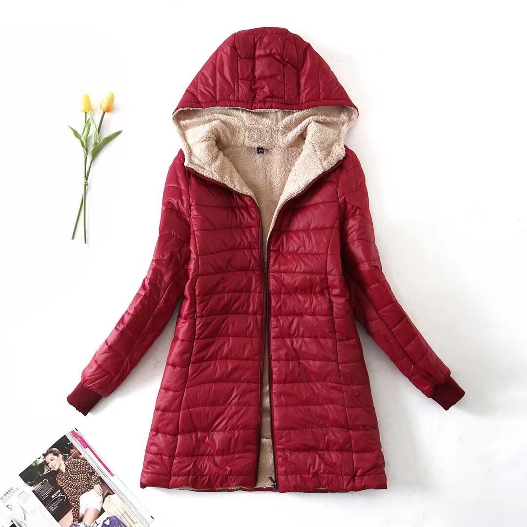 Hooded Slim Fit Fleece-lined Warm Cotton Limorista