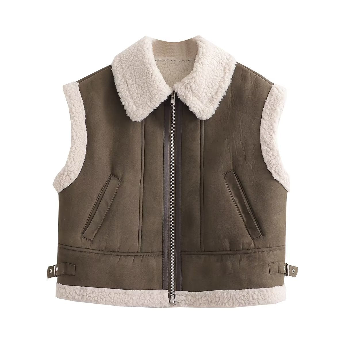 Street Fashion 3 Color Fur Vest Coat 9605 Limorista