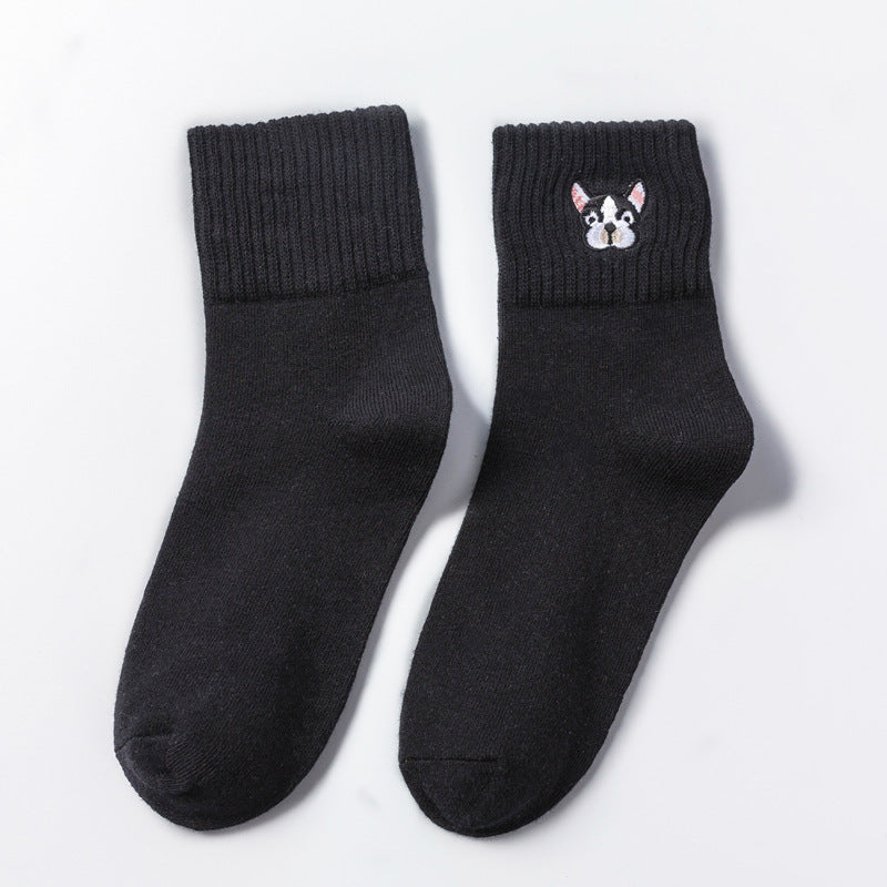 Cartoon embroidery socks Limorista