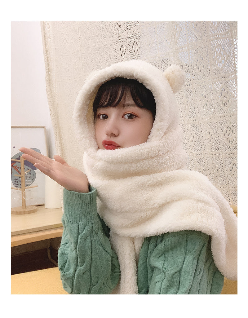 Bear ears scarf hat Limorista