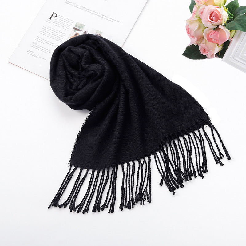 Autumn And Winter British Style Plaid Scarf Winter Limorista