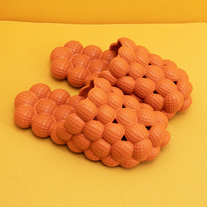 New Summer Fashion Massage Mesh Bubble Bathroom Slides Home Indoor Anti-Skid Shoes Limorista