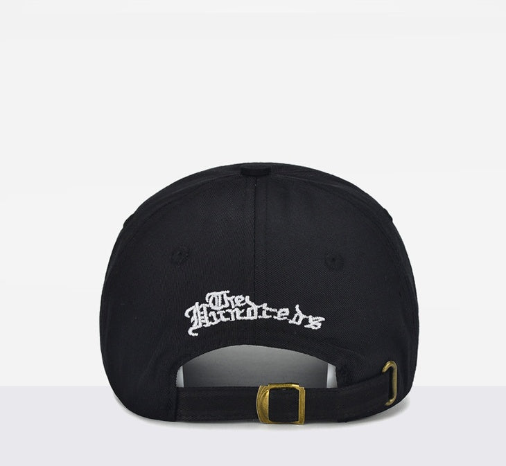 Flag Striped Male and Female Students Winter Personality Embroidery Duck Tongue Bend along Baseball Hip Hop Hat Soft Top Limorista