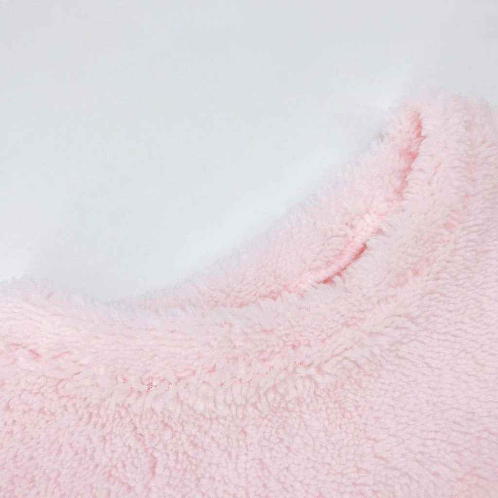 Plush straight pocket dress Limorista