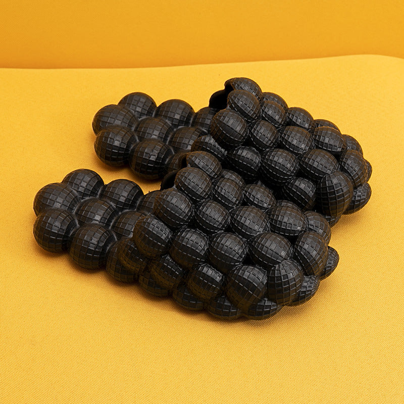 New Summer Fashion Massage Mesh Bubble Bathroom Slides Home Indoor Anti-Skid Shoes Limorista