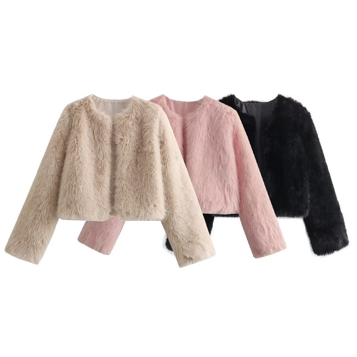 Polyester Imitation Fur Women&