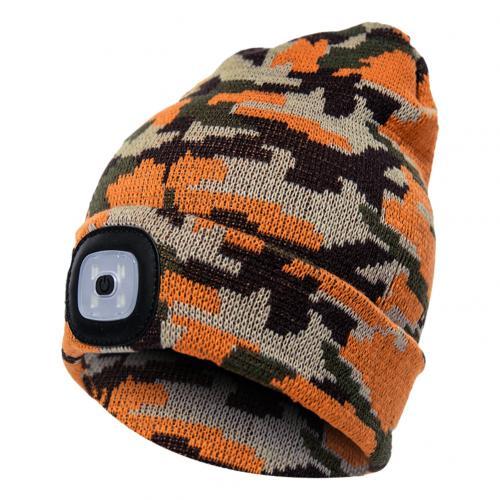 LED Knit Hat Button Cell Type Knitted Hat With Light Glowing Limorista