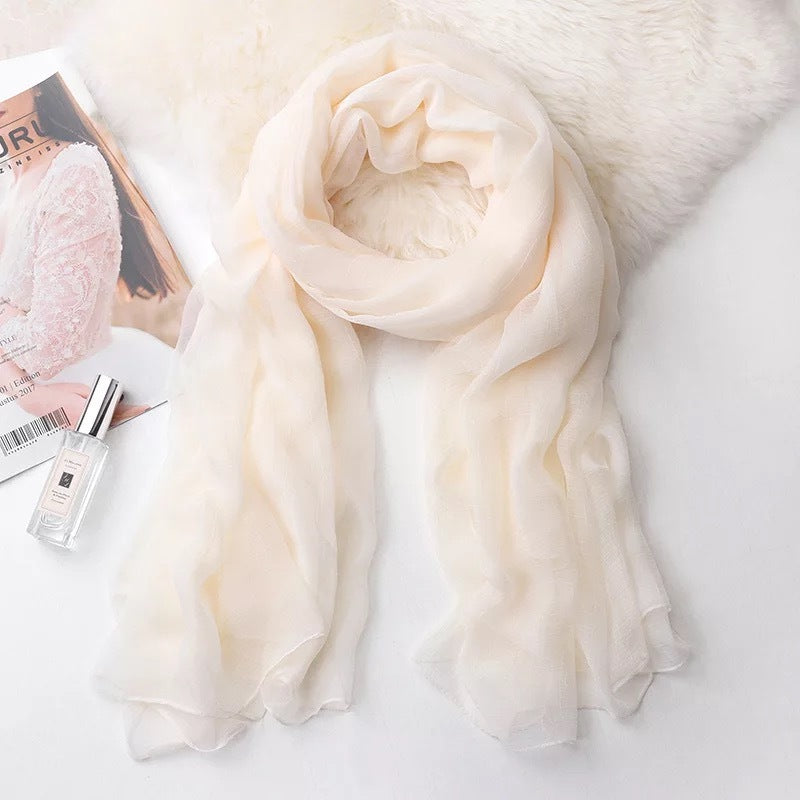 Long shawl beige scarf Limorista