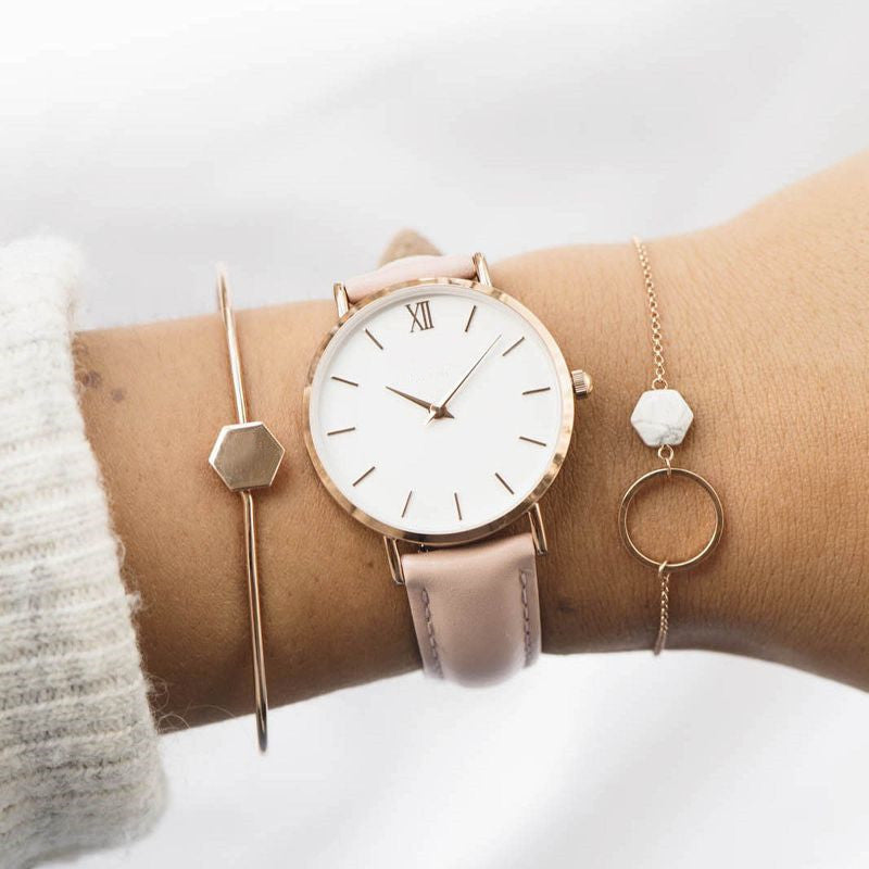 Fashion Women Watches Leather Quartz Watch for Ladies Clocks Limorista