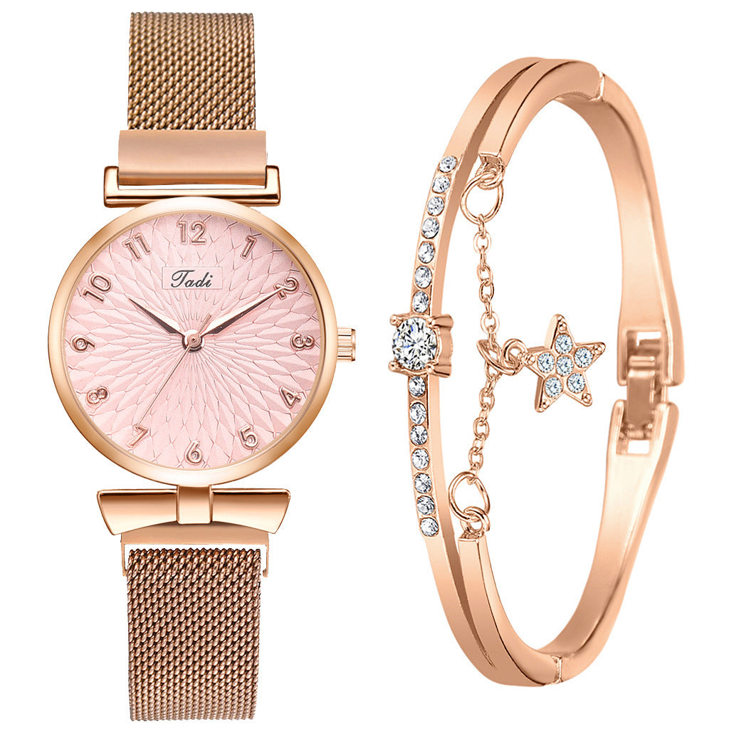 Fashion Mesh Strap Ladies Quartz Watch Limorista