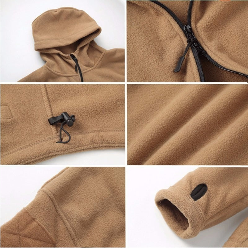 Men Military Winter Thermal Fleece Tactical Jacket Limorista