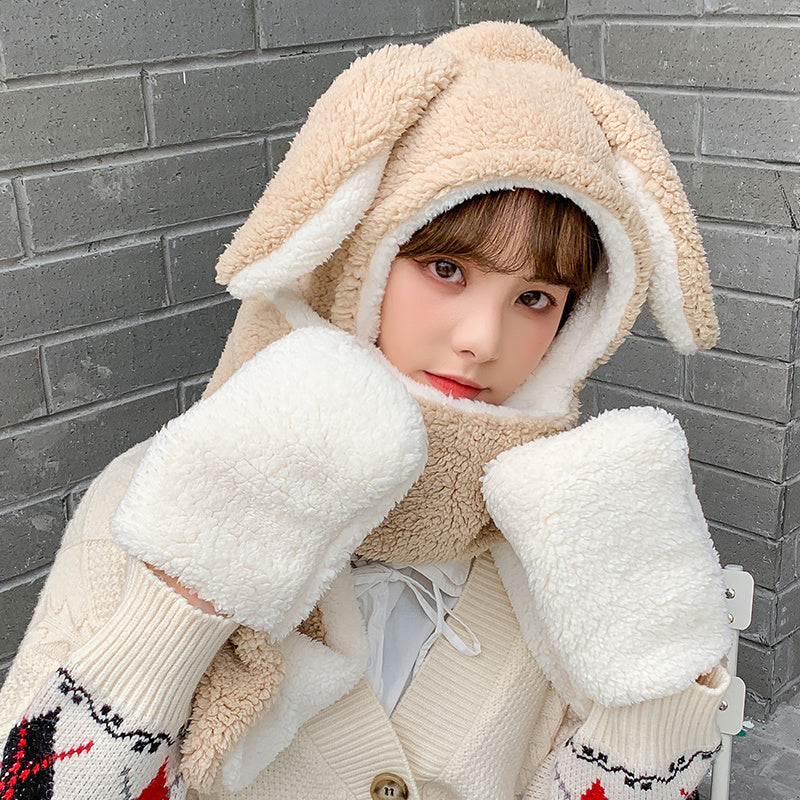 Bear ears scarf hat Limorista